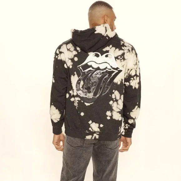 Tie dye rolling stones hoodie shop